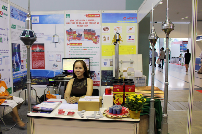 Cty Phương Nam tham gia tổ chức sự kiện triển lãm hệ thống chống sét tại hội chợ triển lãm thiết bị điện, pccc